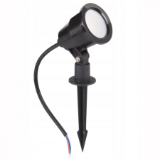 LED kerti lámpa kültéri spotlámpa SERGIO 7W 4500K süllyesztett fekete modern kültéri világítás