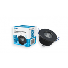 LED Labs Ceiling lighting point fitting LISA cast round Fixted black világítás
