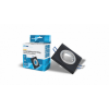 LED Labs Ceiling lighting point fitting QUADRO glass square black