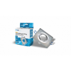 LED Labs Ceiling lighting point fitting QUADRO glass square - transparent