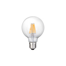  LED lámpa E27 Filament (10W/300°) G125 - hideg fehér izzó