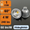 LED lámpa MR16-GU5.3 (4W/60°) Szpotlámpa - hideg fehér