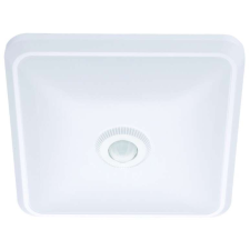 LED lámpa négyzet 12W IP20 alkony+mozgásérzékelős világítás