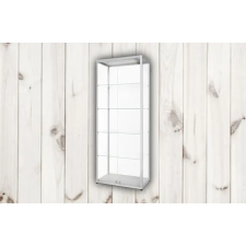  LED lámpás Üveg Vitrin 80x40x200 cm bútor