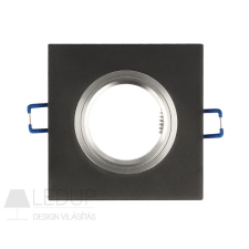 LED line ® downlight glass square black 90x26x10mm frosted GLIKKA világítás