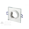LED line Downlight glass square silver 90x28x10mm(65mm)