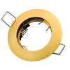 LED line downlight round die cast aluminium gold