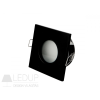 LED line ® downlight waterproof square die cast aluminium black
