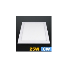 LED panel (300x300 mm) 25 Watt (négyzet) hideg fehér, sülly. villanyszerelés