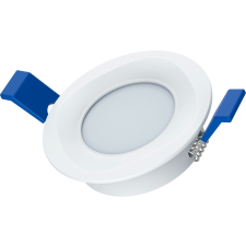 LED panel 3 W, kerek, süllyesztett szerelésű 3000K világítás