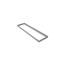 LED panel kiemelő, falonkívüli beépítőkeret (120x30cm) lapraszerelt, csavaros világítás