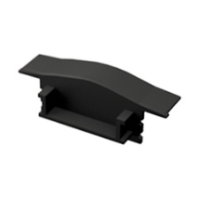 LED Profiles ALP-001 Véglezáró alumínium LED profilhoz - fekete villanyszerelés