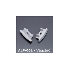 LED Profiles ALP-001 Véglezáró alumínium LED profilhoz - szürke villanyszerelés