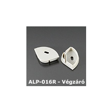 LED Profiles ALP-016R Véglezáró alumínium LED profilhoz, szürke villanyszerelés