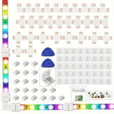 Led szalag csatlakozó 4-tűs RGB LED-hez világítási kellék