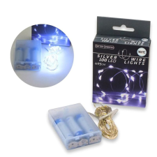  Ledes fényfüzér hideg fény - 5m dekorációs kellék