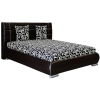  Ledex franciaágy led világítással és párnával Fekete, 180x200 cm, 10 cm-es szivacsos
