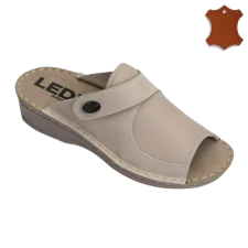 Ledi 611 bézs (39) női papucs