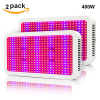 LEDLAMP 2 db 400W Növénylámpa Üvegház világítás növénynevelő 800W LED fény extra UV és IR leddel