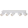 Ledvance Gmbh Ledvance LED Spot Elemental 5XGU10 White – Mennyezetre és falra szerelhető, forgatható spotlámpa GU10 foglalattal, 5 állítható fej, alumínium-acél ház