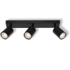 Ledvance Gmbh Ledvance LED Spot Elemental – Fekete mennyezeti spotlámpa 3xGU10 foglalattal, elforgatható fejekkel, 370x60x138 mm, IP20 védettség, max 3x6W teljesítmény