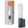 Ledvance Gmbh Ledvance Smart+ WIFI Flare RGBW kültéri fali LED lámpa antracit IP44 7,5W 3000K 320lm 9,8x33,1cm