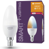 Ledvance Gmbh Ledvance Smart+ ZigBee E14 LED, 4,9 W, hidegfehér/melegfehér, 470 lm, opál, opál (Classic)