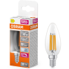 Ledvance Gmbh Osram E14 LED gyertya, 3,4W, 470 lm, 4000 K, hidegfehér, dimmelhető, áttetsző üveg-40 W izzó helyett - Superstar Classic B filament