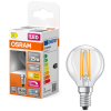Ledvance Gmbh Osram E14 LED kisgömb, 2,2W, 300 lm, 2700 K, melegfehér, dimmelhető, áttetsző üveg-25 W izzó helyett - Superstar+ Classic P filament