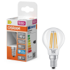 Ledvance Gmbh Osram E14 LED kisgömb, 3,4W, 470 lm, 6500 K, daylight, áttetsző üveg-40 W izzó helyett - Superstar Classic P filament