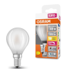 Ledvance Gmbh Osram E14 LED SStar+ kisgömb 3,4W 470lm 2700K melegfehér, szabályozható 300° opál - 40W izzó helyett