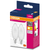 Ledvance Gmbh Osram E14 LED Value Classic gyertya fényforrás 7,5W, 806 lm, 3000 K, 60 W izzó helyett (2 darabos)