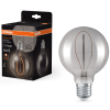 Ledvance Gmbh Osram E27 LED 3,4W, 100 lm, 1800 K, candlelight, füstszínű üveg-10 W izzó helyett - Vintage 1906 Classic Globe95 Smoke filament