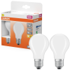Ledvance Gmbh Osram E27 LED 7,5W, 1055 lm, 2700 K, melegfehér, opál üveg-75 W normál izzó helyett, 2 darabos - Star Classic A