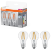 Ledvance Gmbh Osram E27 LED 7,5W, 1055 lm, 4000 K, hidegfehér, áttetsző üveg-75 W normál izzó helyett, 3 darabos - Classic A 75 filament
