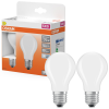 Ledvance Gmbh Osram E27 LED 7,5W, 1055 lm, 4000 K, hidegfehér, opál üveg-75 W normál izzó helyett, 2 darabos - Star Classic A