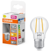 Ledvance Gmbh Osram E27 LED kisgömb, 1,8W, 250 lm, 2700 K, melegfehér, dimmelhető, áttetsző üveg-25 W izzó helyett - Superstar Classic P filament