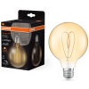 Ledvance Gmbh Osram E27 LED Vintage, 4,9W, 470 lm, 2200 K, candlelight, dimmelhető, arany színű színű üveg-40 W izzó helyett - Vintage 1906 Classic Heart Filament G95 Gold