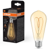 Ledvance Gmbh Osram E27 LED Vintage, 4,9W, 470 lm, 2200 K, candlelight, dimmelhető, arany színű színű üveg-40 W izzó helyett - Vintage 1906 Classic Heart Filament ST64