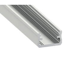 LEDvonal Alumínium U profil LED szalaghoz , 1 méter/db , VÍZTISZTA fedővel , CLICK világítás