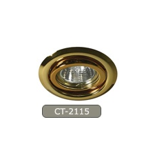 LEDvonal Beépíthető spot lámpatest Argus CT-2115 arany izzó