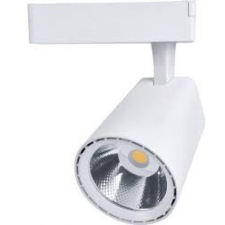 LEDvonal Sínes LED lámpa , track light ,1 fázisú , 2 pólusú , 10 Watt , természetes fehér , fehér világítás