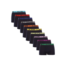 Lee Cooper 10PACK férfi boxeralsó Lee Cooper kék (LCUBOX10P0101-1410367) L