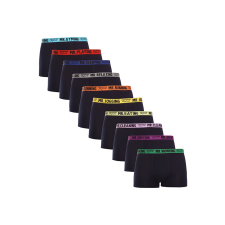 Lee Cooper 10PACK kék Lee Cooper férfi boxeralsó (LCUBOX10P0101-1410367) XL férfi alsó