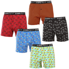 Lee Cooper 5PACK tarka Lee Cooper férfi bő szárú boxeralsó (5xPO38811/1) XXL