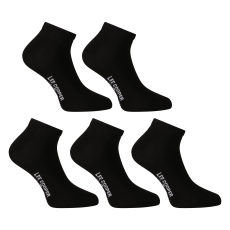 Lee Cooper 5PACK zokni Lee Cooper alacsony fekete (PO41031) M