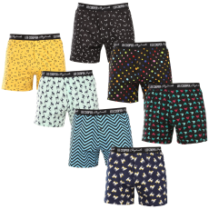 Lee Cooper 7PACK tarka Lee Cooper férfi bő szárú boxeralsó (7xPO38811/1) 3XL