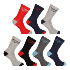 Lee Cooper 7PACK zokni Lee Cooper Többszínű hosszú (PO38802) L férfi zokni