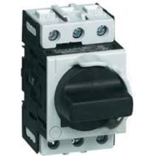  Leg. 222196 Rotációs terheléskapcsoló 32A 3P kalapsínre villanyszerelés