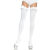 Leg Avenue 726010 NYLON OTK W/RUFFLE BOW O/S WHT